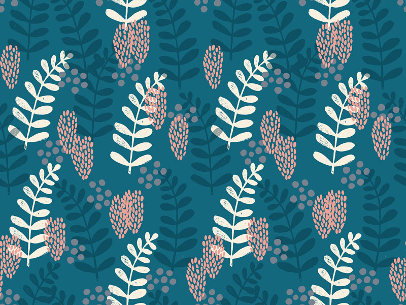 Reimagined Landscapes By Jen Hewett Of Ruby Star Society For Moda - Teal