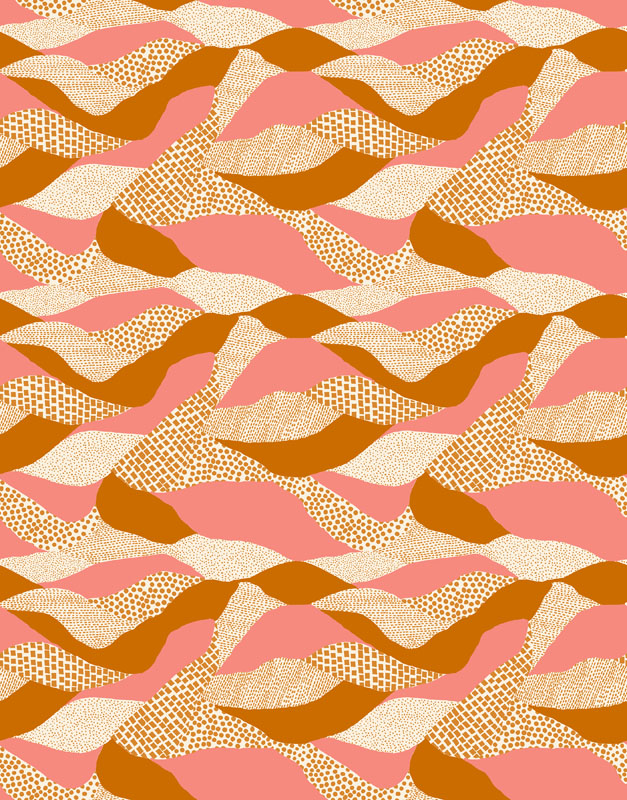 Reimagined Landscapes By Jen Hewett Of Ruby Star Society For Moda - Saddle