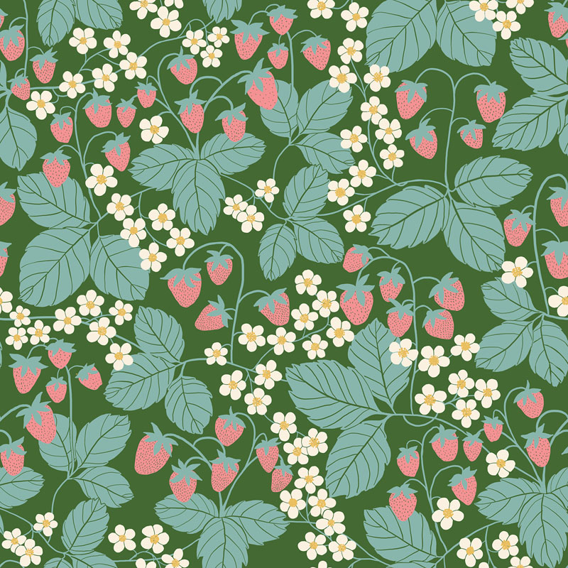 Reimagined Landscapes By Jen Hewett Of Ruby Star Society For Moda - Endpaper Green