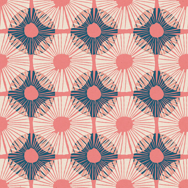 Reimagined Landscapes By Jen Hewett Of Ruby Star Society For Moda - Canvas - Watermelon