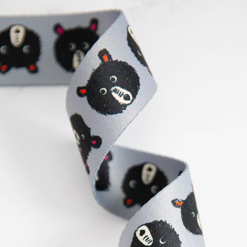 Webbing Teddy And The Bear 1.5" Wide 22.86 Mtr By Sarah Watts For Moda