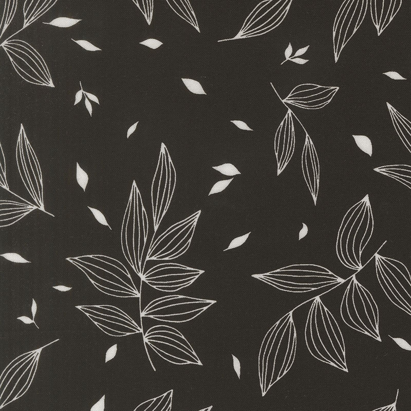 True To Hue By Alli K Design For Moda - Black As Night