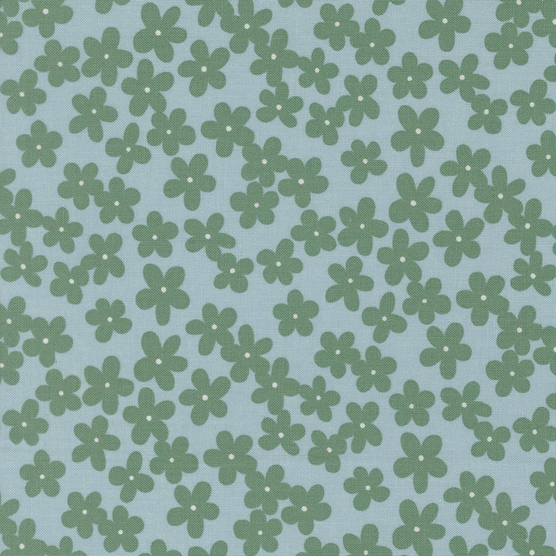 True To Hue By Alli K Design For Moda - Dusty Sky