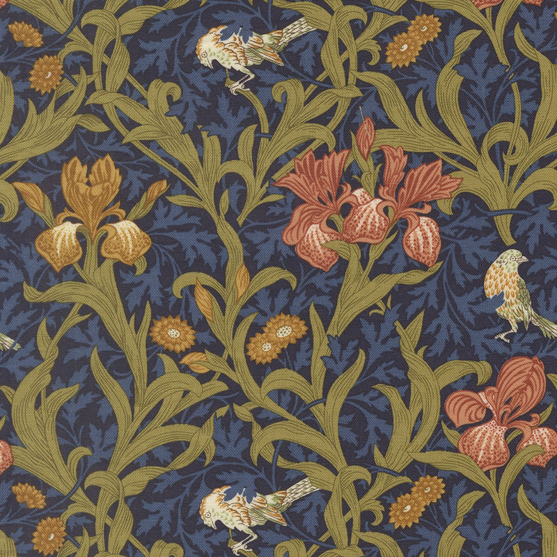 Morris Muse By Barbara Brackman For Moda - Twilight