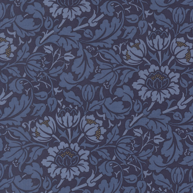 Morris Muse By Barbara Brackman For Moda - Twilight