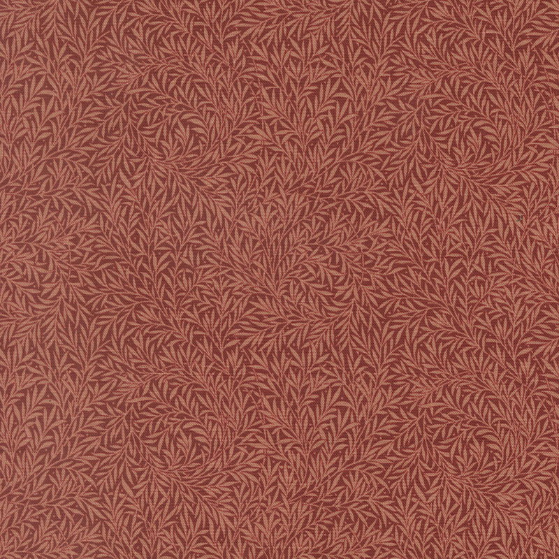 Morris Muse By Barbara Brackman For Moda - Russet