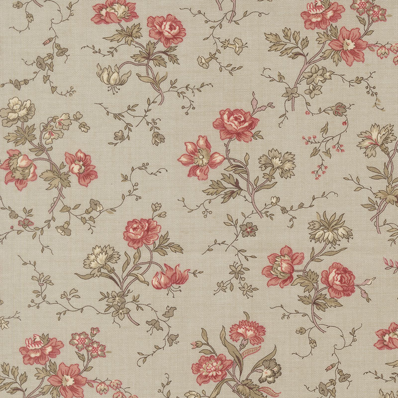 Fleur De Paris By French General For Moda - Smoke