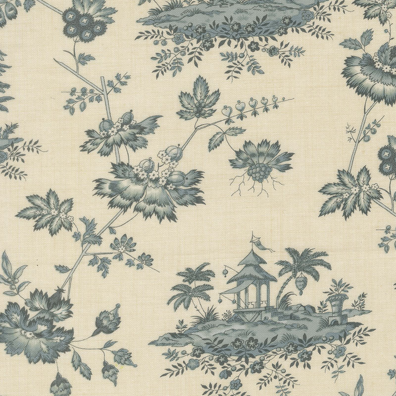 Fleur De Paris By French General For Moda - Pearl French Blue