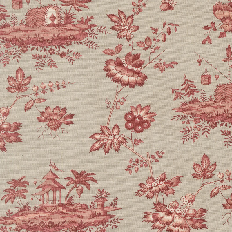 Fleur De Paris By French General For Moda - Smoke