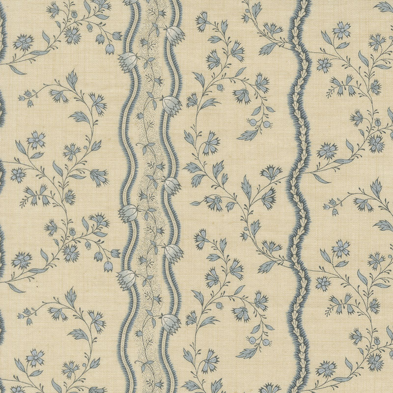 Fleur De Paris By French General For Moda - Pearl French Blue