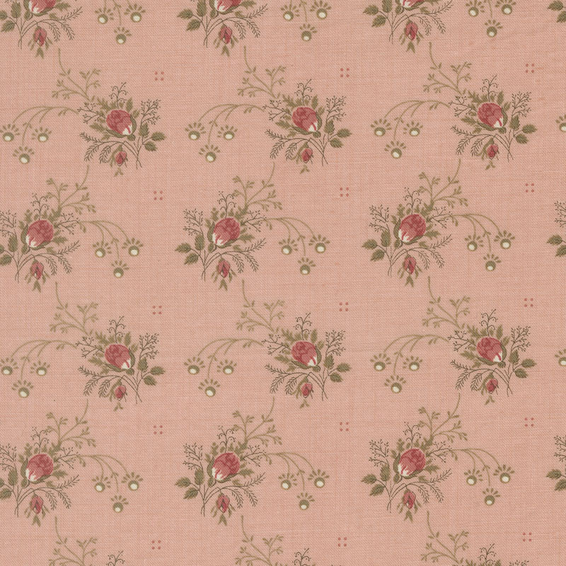 Fleur De Paris By French General For Moda - Pale Rose