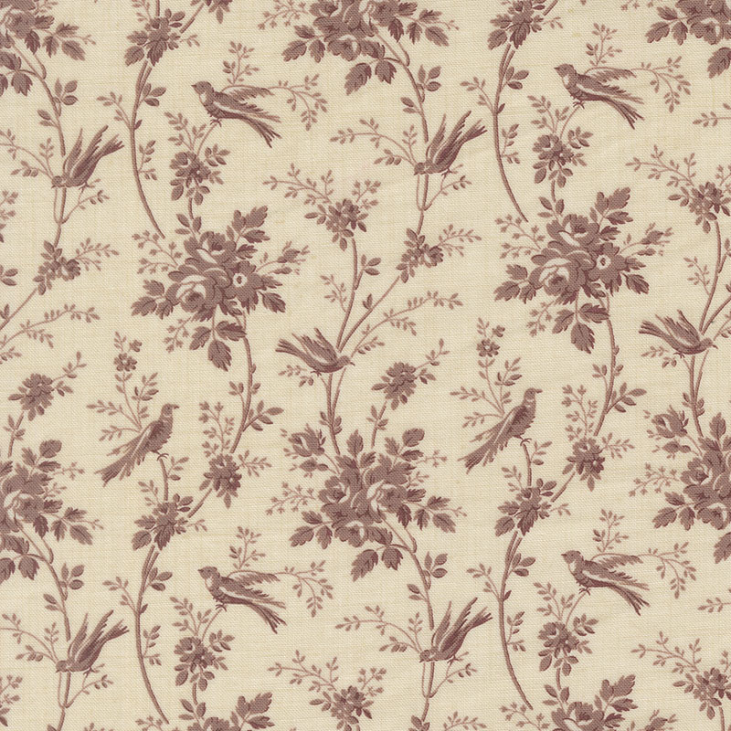 Fleur De Paris By French General For Moda - Pearl Lavender