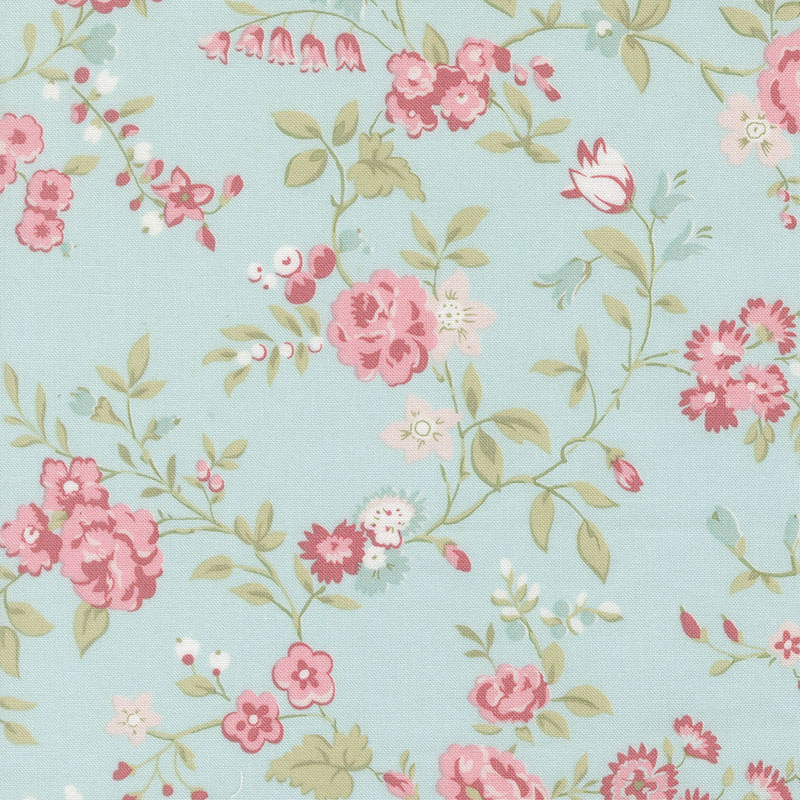 Abide By Brenda Riddle For Moda - Light Blue