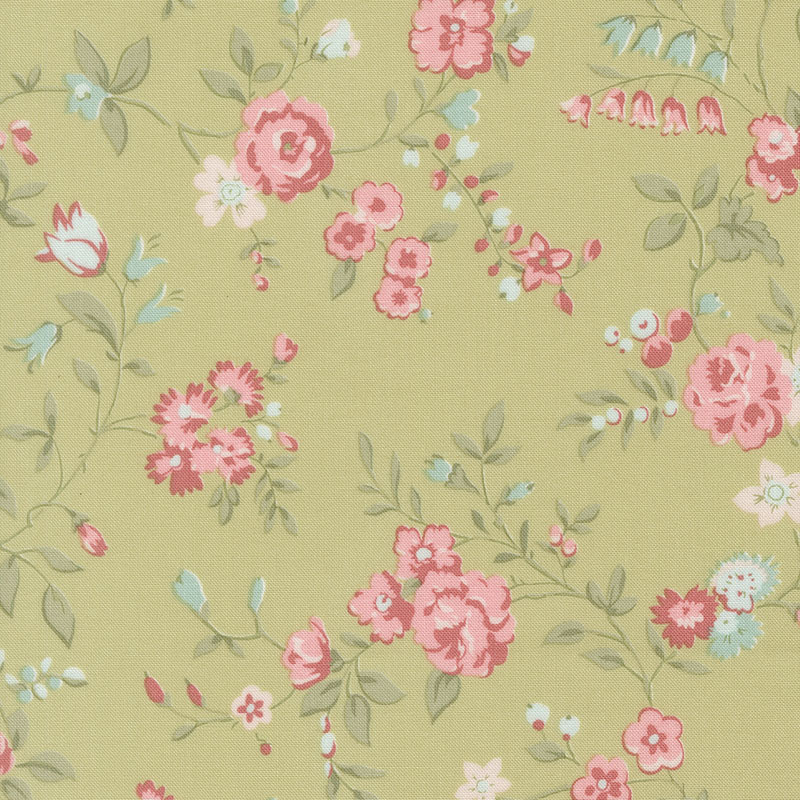 Abide By Brenda Riddle For Moda - Light Green