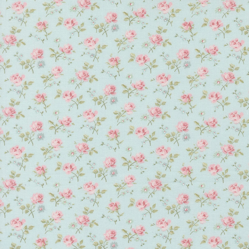 Abide By Brenda Riddle For Moda - Light Blue