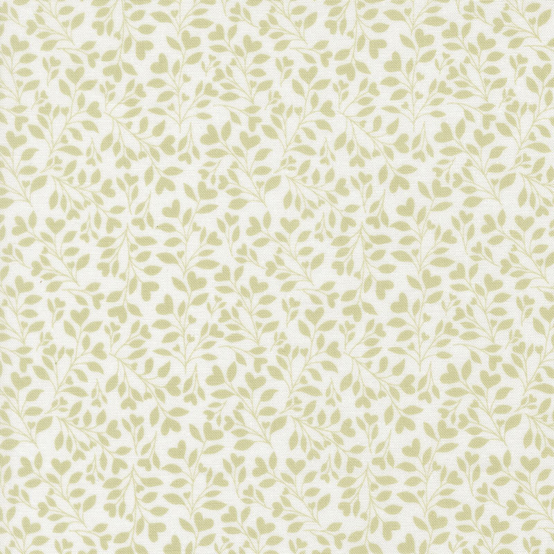 Abide By Brenda Riddle For Moda - Linen White Light Green