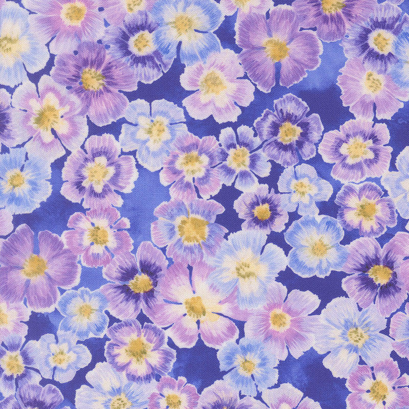 Delphinium By Janet Clare For Moda - Agapanthus