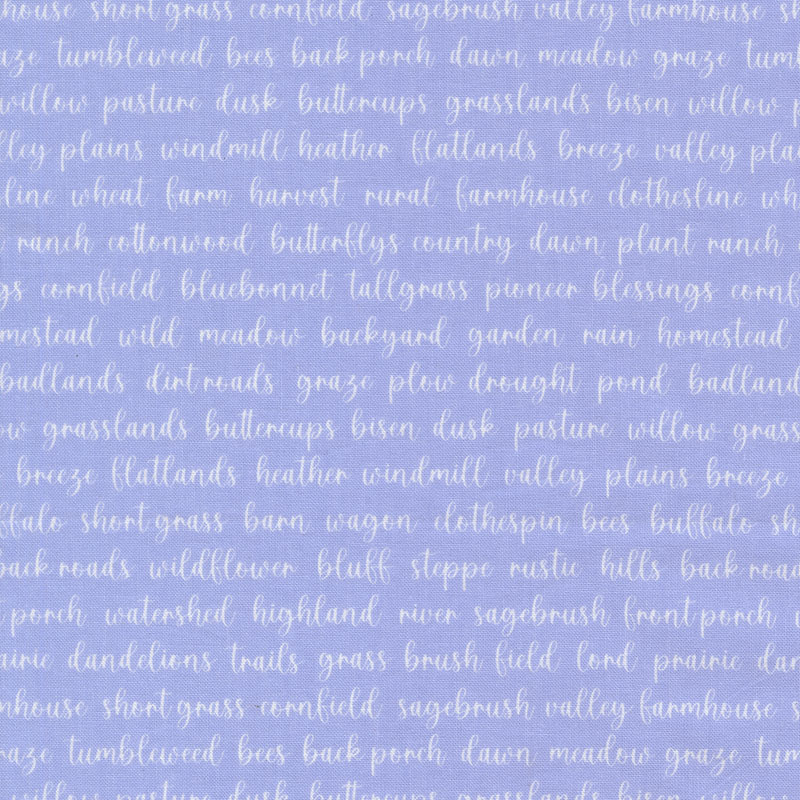 Pastel Prairie By My Sew Quilty Life For Moda - Sky