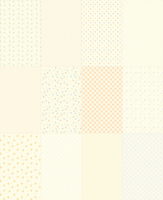 Pastel Prairie By My Sew Quilty Life For Moda - Porcelain