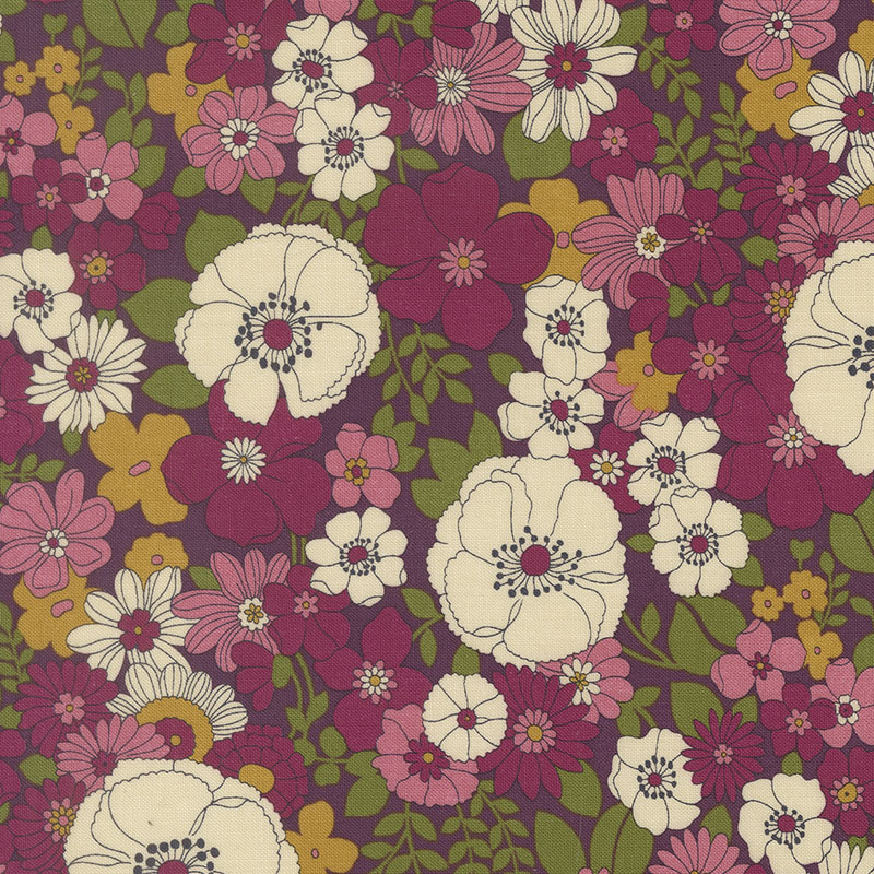 Chelsea Garden By Moda - Plum