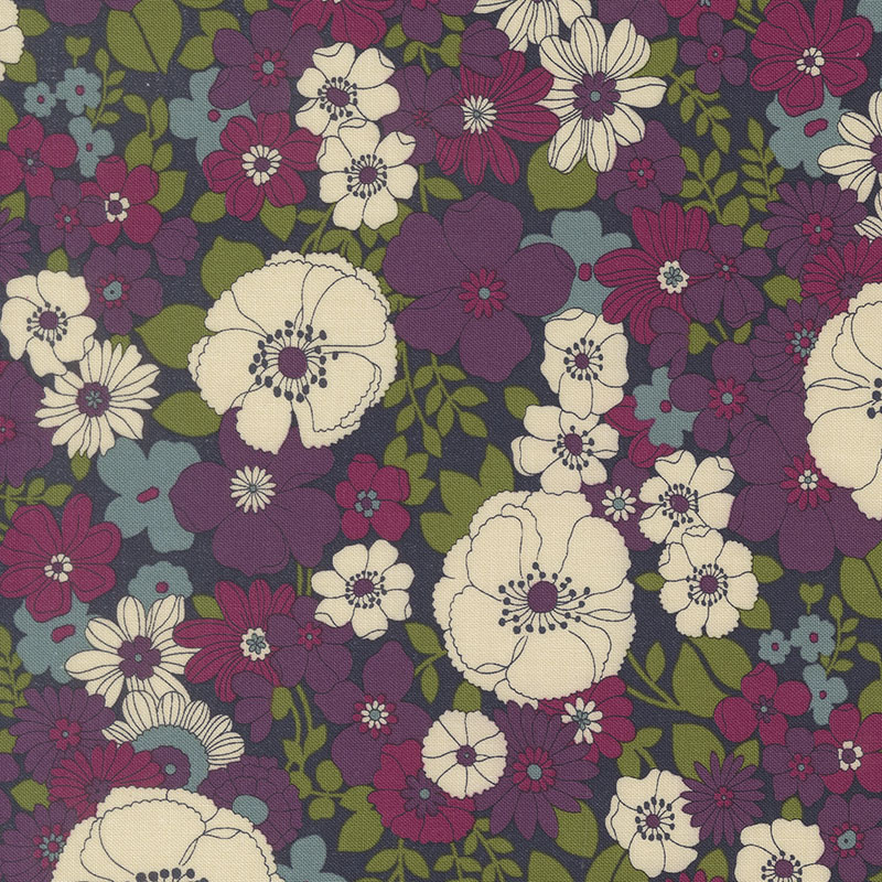 Chelsea Garden By Moda - Midnight