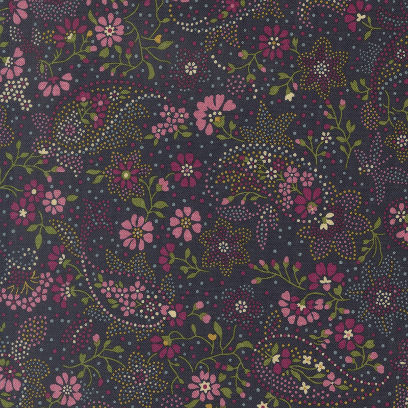 Chelsea Garden By Moda - Midnight