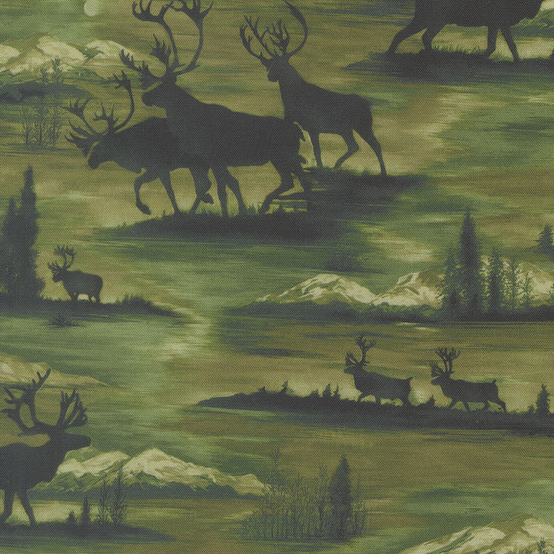Wild Blue Yonder By Moda - Pine