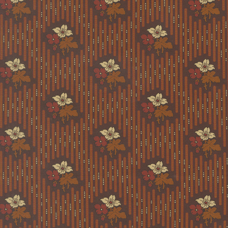 Pamelia\'s Path By Betsy Chutchian For Moda - Dark Chocolate