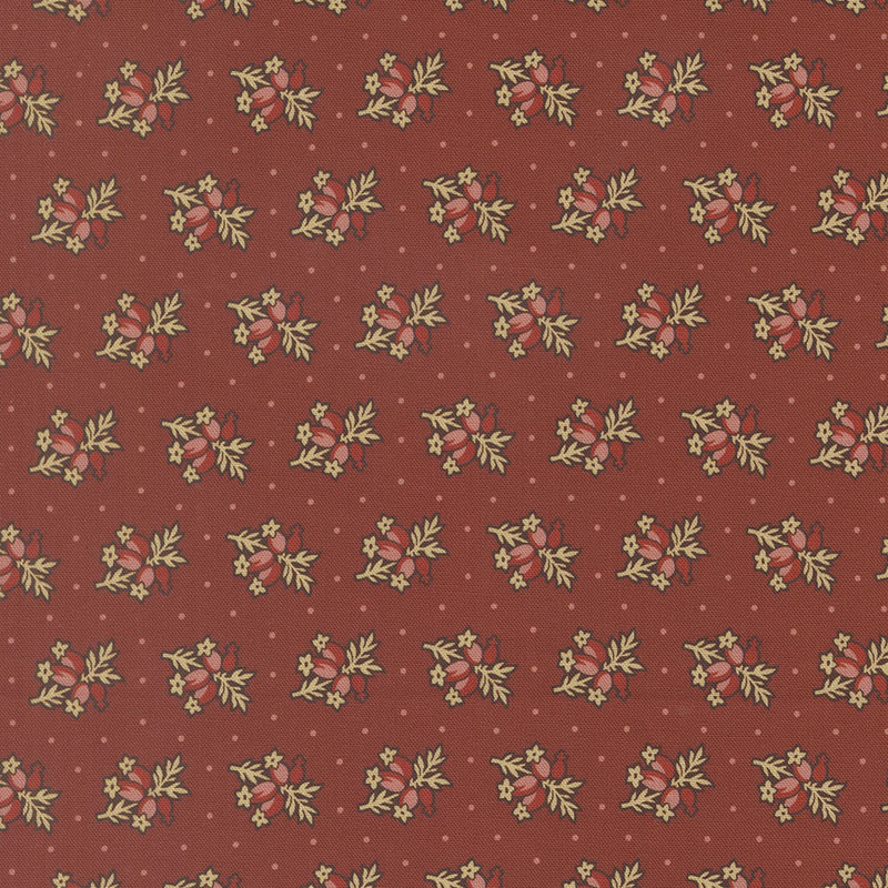 Pamelia\'s Path By Betsy Chutchian For Moda - Madder Red