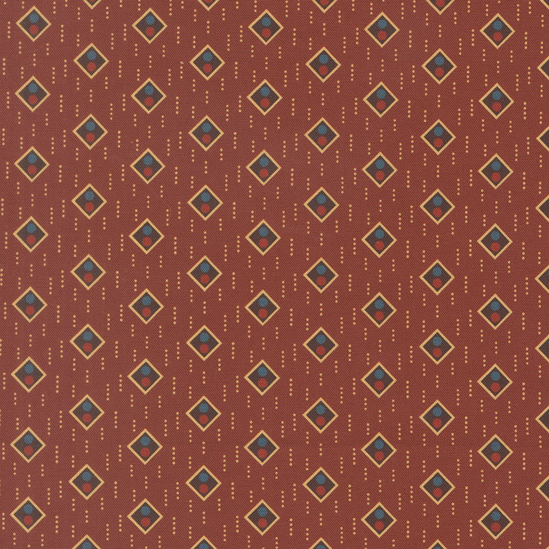 Pamelia\'s Path By Betsy Chutchian For Moda - Madder Red