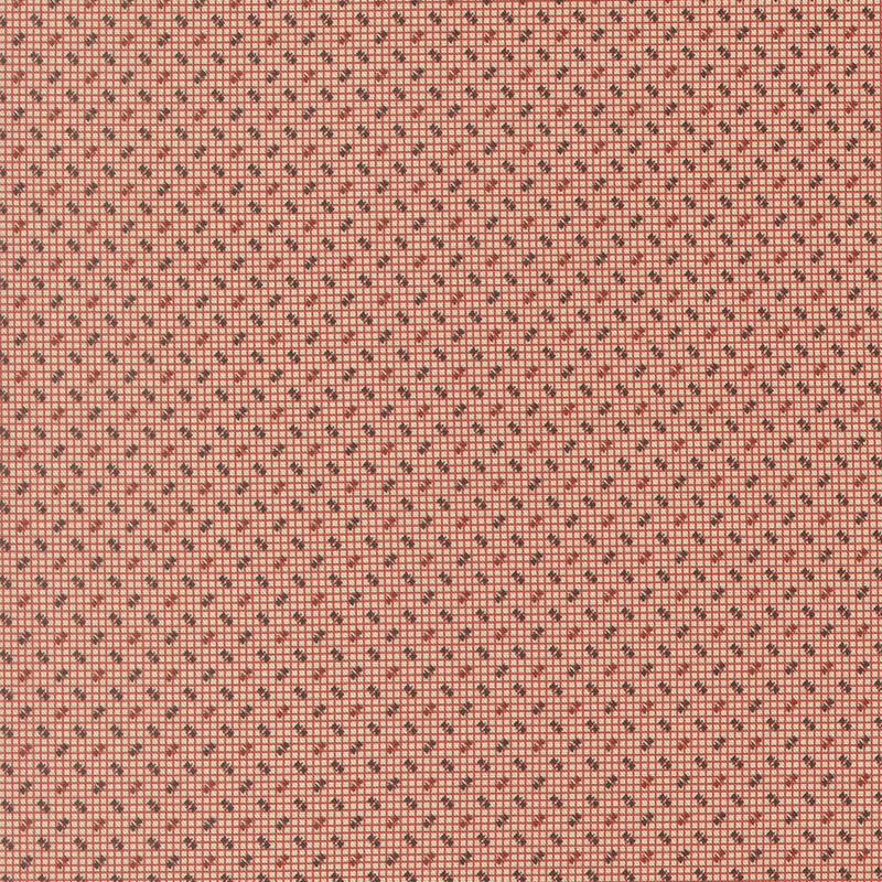 Pamelia\'s Path By Betsy Chutchian For Moda - Madder Red