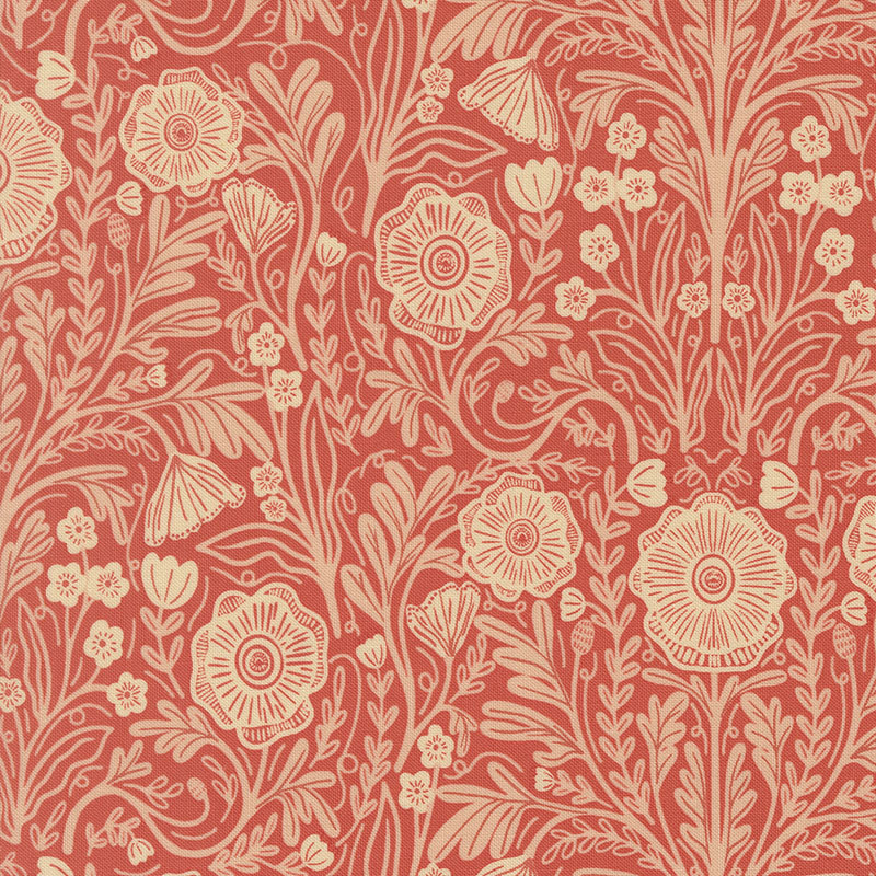 The Henhouse By Gingiber For Moda - Tomato