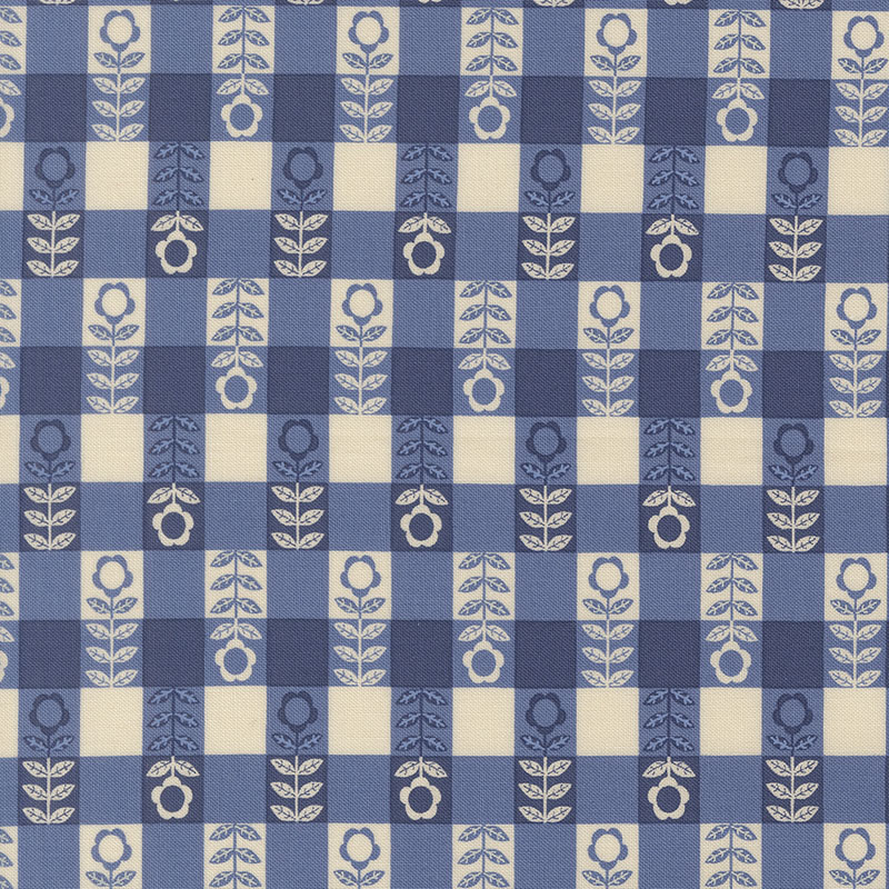 The Henhouse By Gingiber For Moda - Cobalt