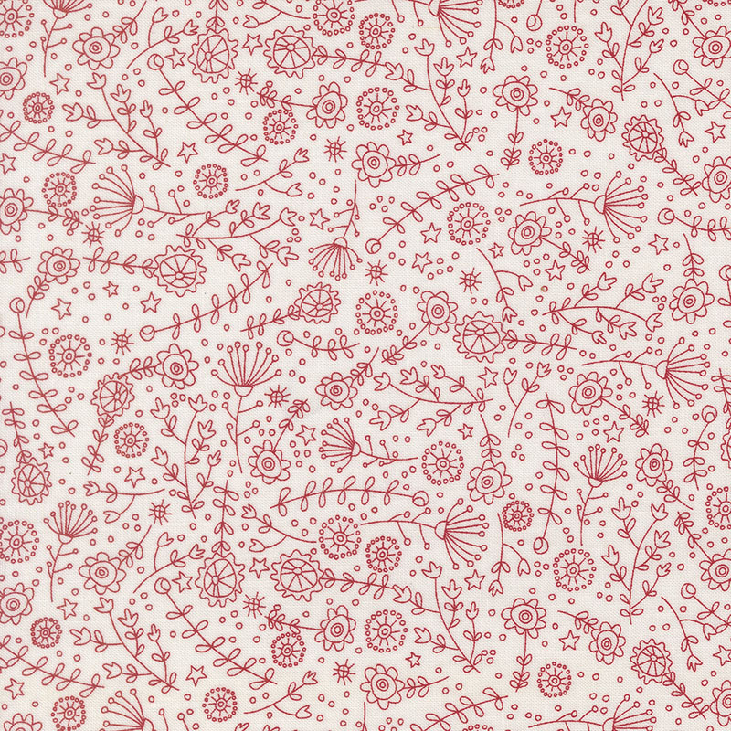 Independence Day By Sweetwater For Moda - Vanilla Red