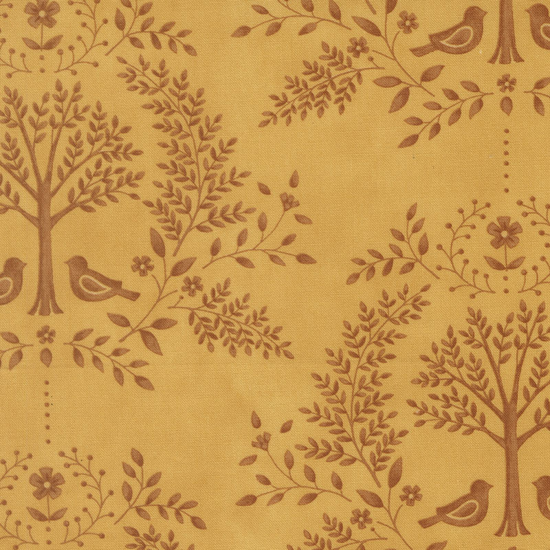 Family Tree By Deb Strain For Moda - Golden