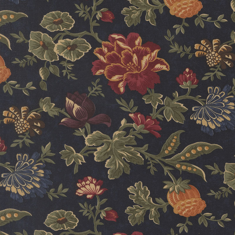 Quail Run By Kansas Troubles For Moda - Indigo