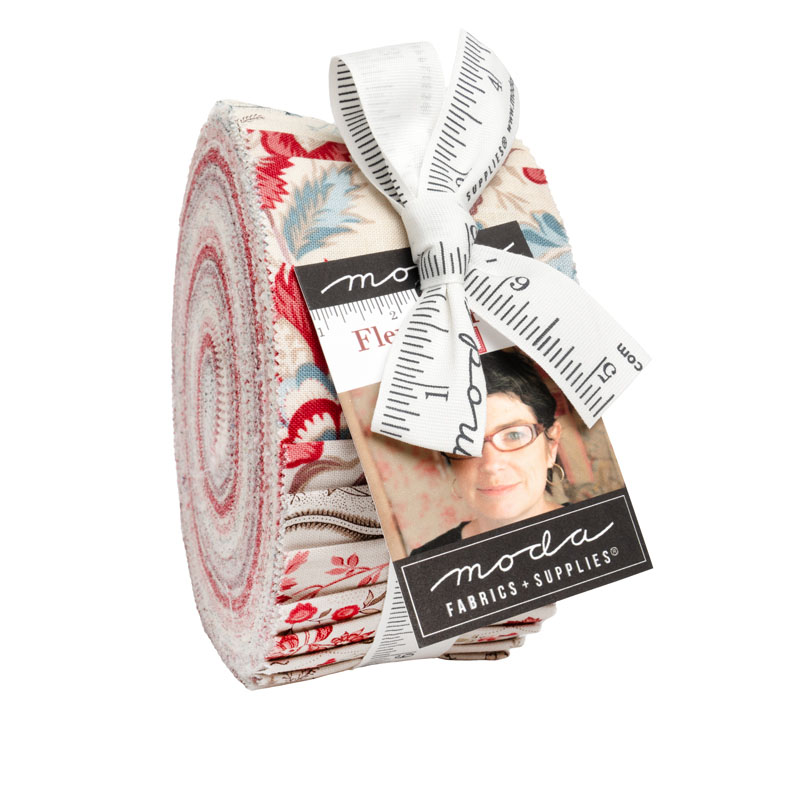 Fleur De Paris Jelly Rolls By Moda - Packs Of 4