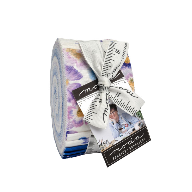 Delphinium Jelly Rolls By Moda - Packs Of 4