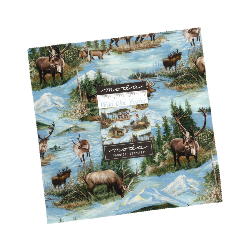 Wild Blue Yonder Layer Cakes By Moda - Packs Of 4