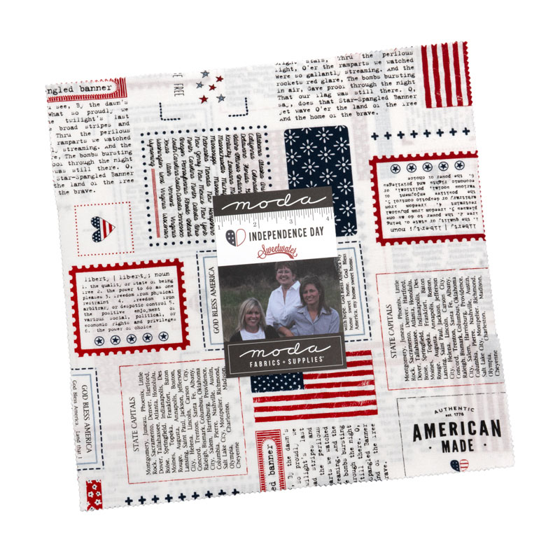 Independence Day Layer Cakes By Moda - Packs Of 4
