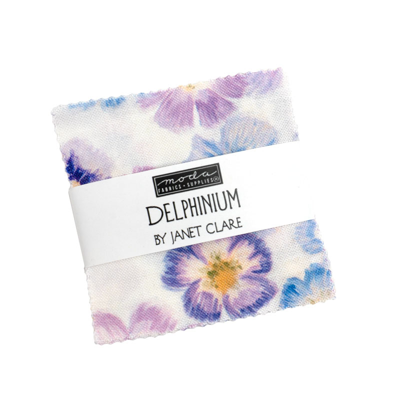 Delphinium Mini Charm Packs By Moda - Packs Of 24
