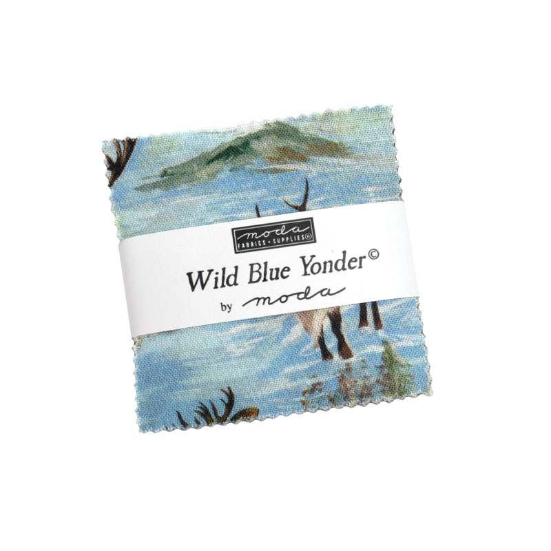 Wild Blue Yonder Mini Charm Packs By Moda - Packs Of 24