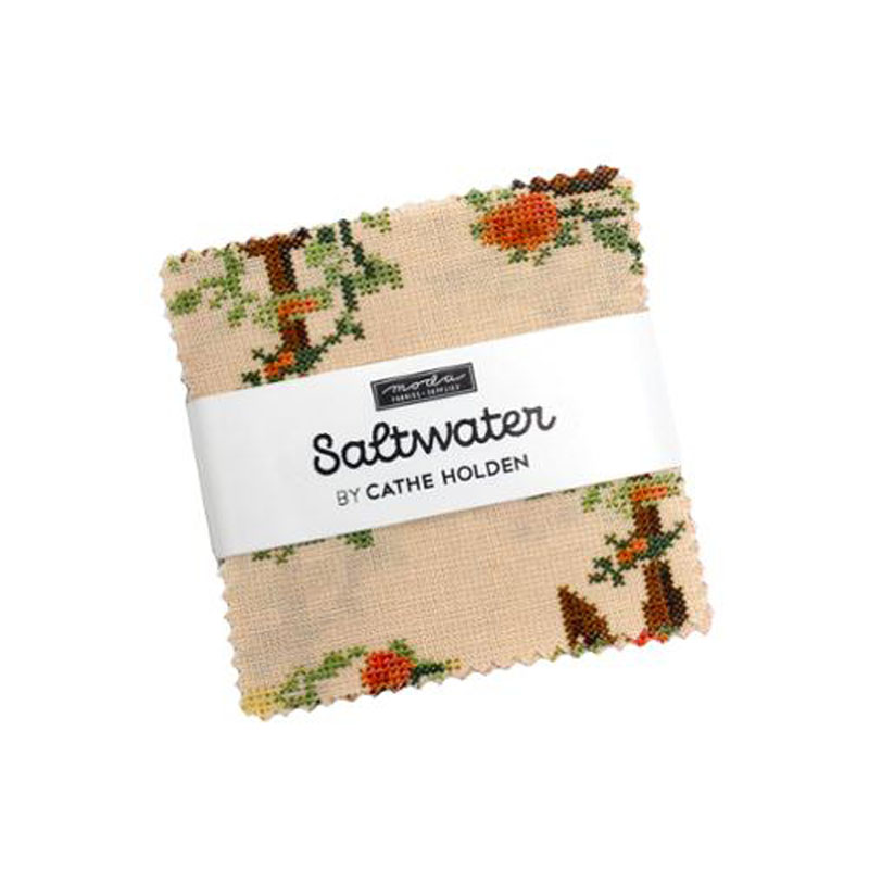 Saltwater Mini Charm Packs By Moda - Packs Of 24