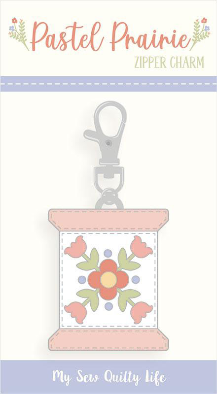 Pastel Prairie Spool Zipper Pull By My Sew Quilty Life For Moda - Multiple Of 3