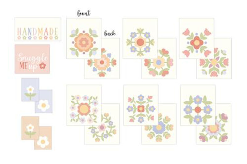 Pastel Prairie Quilt Labels My Sew Quilty Life For Moda - Multiple Of 3