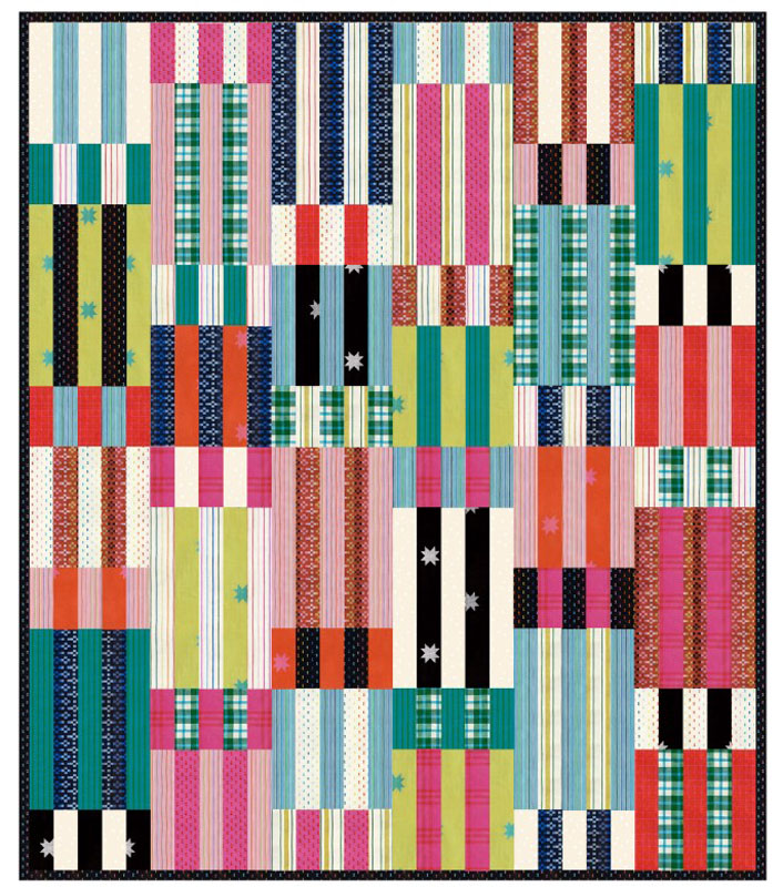 The Zora Quilt Pattern By Kitchen Table Quilting For Moda - Minimum Of 3