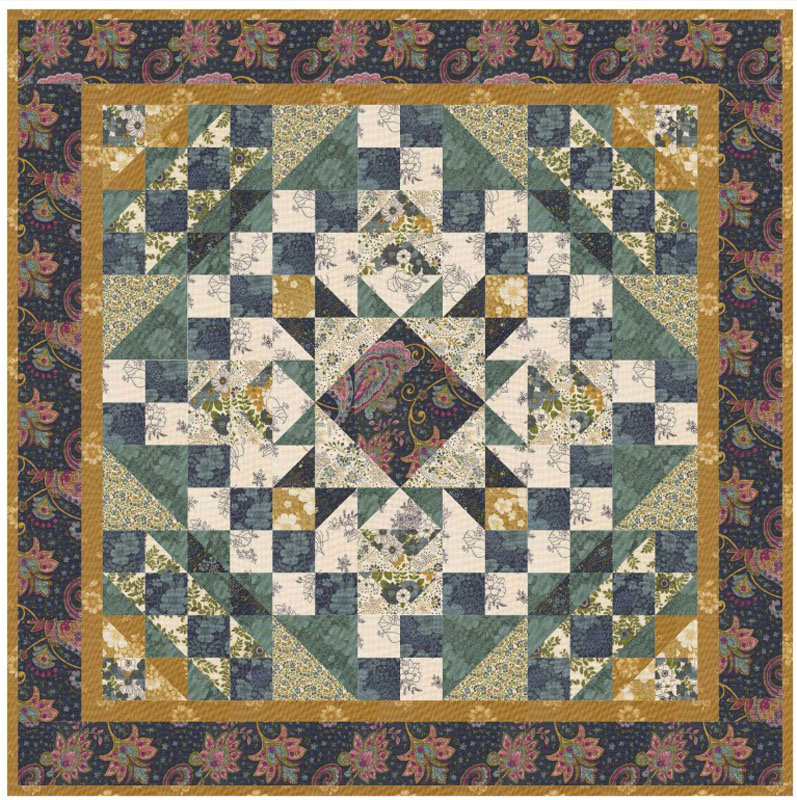 Treasure Trove Pattern By Lavender Lime For Moda - Minimum Of 3