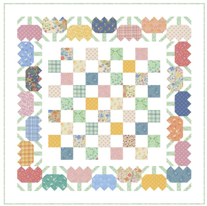 Flower Patch Patter By Wendy Sheppard For Moda - Minimum Of 3