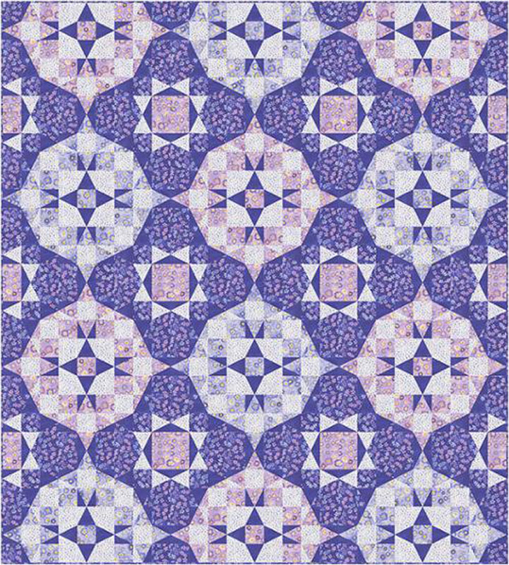 Iris Pattern By Janet Clare For Moda - Minimum Of 3