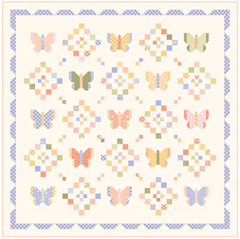 Sweet Flutters Pattern By My Sew Quilty Life For Moda - Minimum Of 3